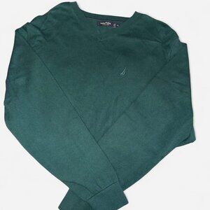 Nautica Green Long Sleeve Sweatshirt XL